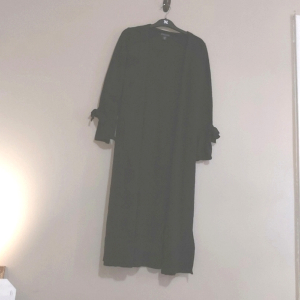 Adrianne vittadini 100% extra fine merino wool  open cardigan size XS